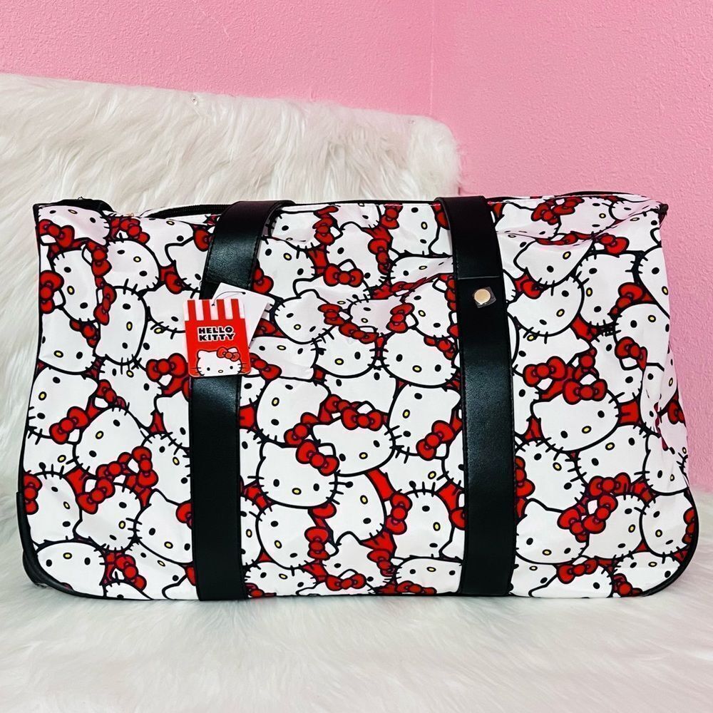 Hello Kitty Rolling Duffel Bag - Picture 1 of 4